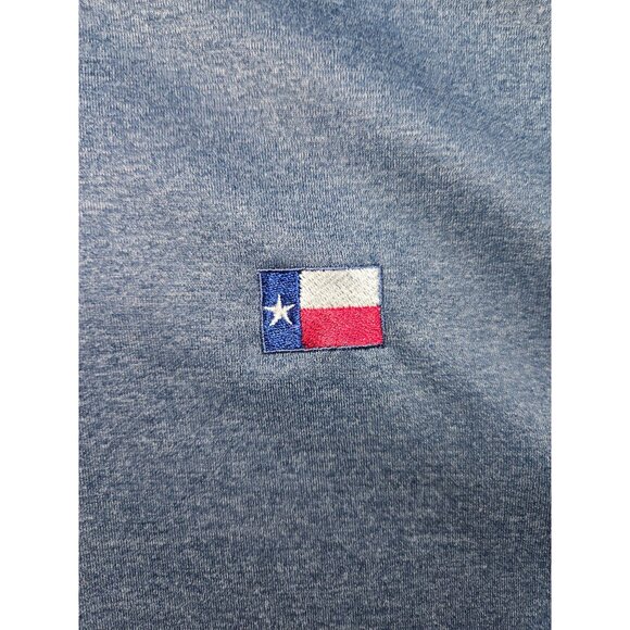 Johnnie-O Texas Flag Half Zip Performance Vest Large Sleek Athletic Layers - Picture 6 of 8